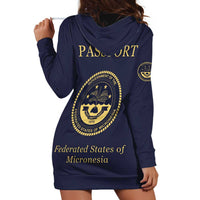 Personalised Federated States Of Micronesia Hoodie Dress FSM Passport - Polynesian Pride