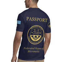 Personalised Federated States Of Micronesia Rugby Jersey FSM Passport - Polynesian Pride