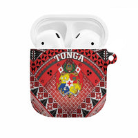 Tonga Constitution Day AirPods Case 150 Years Jubilee LT05 Red - Polynesian Pride