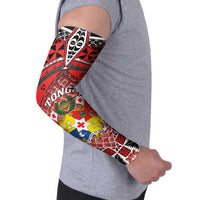 Personalised Tonga Constitution Day Arm Sleeves 150 Years Jubilee - Polynesian Pride