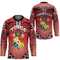 Personalised Tonga Constitution Day Hockey Jersey 150 Years Jubilee LT05 - Polynesian Pride
