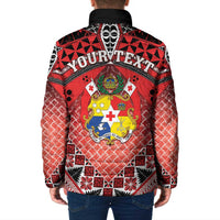 Personalised Tonga Constitution Day Padded Jacket 150 Years Jubilee - Polynesian Pride