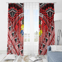 Tonga Constitution Day Window Curtain 150 Years Jubilee - Polynesian Pride