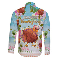 Hawaii Thanksgiving Family Matching Mermaid Dress and Hawaiian Shirt Funny Turkey Dabbing Dance LT05 - Polynesian Pride