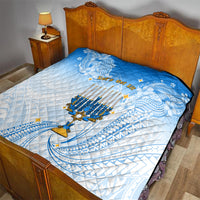 Polynesia Hanukkah Festival Quilt With Menorah Polynesian Style LT05 - Polynesian Pride