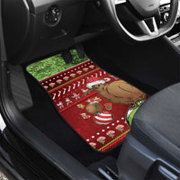 New Zealand Kiwi Christmas Car Mats Paua Shell Glitter Green LT05 - Polynesian Pride