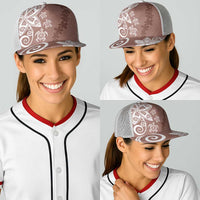 Polynesia Baseball Net Cap Brown Tribal Turtle Floral Pattern LT05 - Polynesian Pride