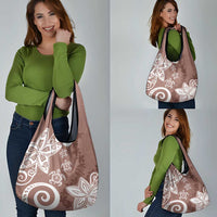 Polynesia Grocery Bag Brown Tribal Turtle Floral Pattern LT05 - Polynesian Pride