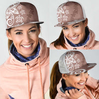 Polynesia Mesh Trucker Cap Brown Tribal Turtle Floral Pattern LT05 - Polynesian Pride