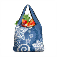 Polynesia Grocery Bag Blue Tribal Turtle Floral Pattern LT05 1-pack One Size Blue - Polynesian Pride