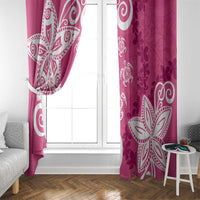 Polynesia Window Curtain Pink Tribal Turtle Floral Pattern LT05 - Polynesian Pride