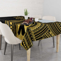 Hawaii And Philippines Tablecloth Kanaka Maoli With Tribal Sun Together Gold