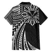 Hawaii And Philippines Family Matching Tank Maxi Dress and Hawaiian Shirt Kanaka Maoli With Tribal Sun Together Black