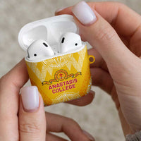 Anastasis College AirPods Case Tonga Ngatu Pattern LT05 - Polynesian Pride