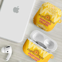 Anastasis College AirPods Case Tonga Ngatu Pattern LT05 - Polynesian Pride