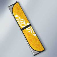 Anastasis College Auto Sun Shade Tonga Ngatu Pattern LT05 - Polynesian Pride