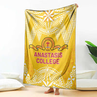 Anastasis College Blanket Tonga Ngatu Pattern - Polynesian Pride