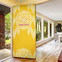 Personalised Anastasis College Door Cover Tonga Ngatu Pattern LT05 - Polynesian Pride