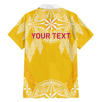 Personalised Anastasis College Family Matching Mermaid Dress and Hawaiian Shirt Tonga Ngatu Pattern - Polynesian Pride