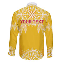 Personalised Anastasis College Family Matching Off Shoulder Maxi Dress and Hawaiian Shirt Tonga Ngatu Pattern - Polynesian Pride