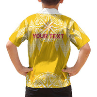 Personalised Anastasis College Family Matching Puletasi and Hawaiian Shirt Tonga Ngatu Pattern LT05 - Polynesian Pride