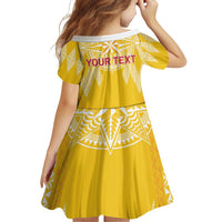 Personalised Anastasis College Family Matching Summer Maxi Dress and Hawaiian Shirt Tonga Ngatu Pattern LT05 - Polynesian Pride
