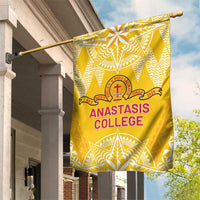 Anastasis College Garden Flag Tonga Ngatu Pattern - Polynesian Pride