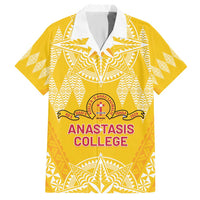 Personalised Anastasis College Hawaiian Shirt Tonga Ngatu Pattern - Polynesian Pride