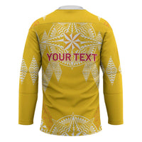 Personalised Anastasis College Hockey Jersey Tonga Ngatu Pattern - Polynesian Pride