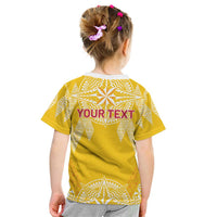 Personalised Anastasis College Kid T Shirt Tonga Ngatu Pattern LT05 - Polynesian Pride