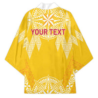 Personalised Anastasis College Kimono Tonga Ngatu Pattern - Polynesian Pride