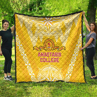 Anastasis College Quilt Tonga Ngatu Pattern - Polynesian Pride