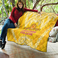 Anastasis College Quilt Tonga Ngatu Pattern - Polynesian Pride