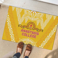 Anastasis College Rubber Doormat Tonga Ngatu Pattern LT05 - Polynesian Pride