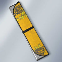 Tonga Anastasis College Auto Sun Shade Tongan Ngatu Kupesi Pattern LT05 - Polynesian Pride