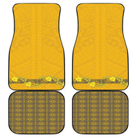 Tonga Anastasis College Car Mats Tongan Ngatu Kupesi Pattern LT05 - Polynesian Pride