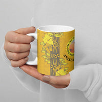 Tonga Anastasis College Ceramic Mug Tongan Ngatu Kupesi Pattern LT05 - Polynesian Pride