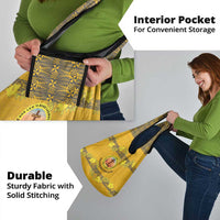 Tonga Anastasis College Grocery Bag Tongan Ngatu Kupesi Pattern - Polynesian Pride