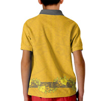 Tonga Anastasis College Kid Polo Shirt Tongan Ngatu Kupesi Pattern LT05 - Polynesian Pride