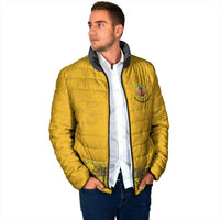 Tonga Anastasis College Padded Jacket Tongan Ngatu Kupesi Pattern LT05 - Polynesian Pride