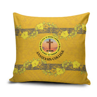 Tonga Anastasis College Pillow Cover Tongan Ngatu Kupesi Pattern - Polynesian Pride