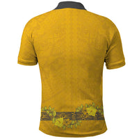 Tonga Anastasis College Polo Shirt Tongan Ngatu Kupesi Pattern LT05 - Polynesian Pride