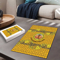 Tonga Anastasis College Puzzle Tongan Ngatu Kupesi Pattern LT05 - Polynesian Pride