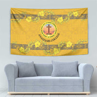 Tonga Anastasis College Tapestry Tongan Ngatu Kupesi Pattern - Polynesian Pride