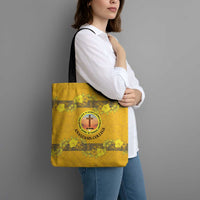Tonga Anastasis College Tote Bag Tongan Ngatu Kupesi Pattern - Polynesian Pride