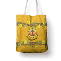 Tonga Anastasis College Tote Bag Tongan Ngatu Kupesi Pattern - Polynesian Pride