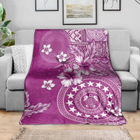 Cook Islands Blanket Fandango Hibiscus And Stars LT05 - Polynesian Pride