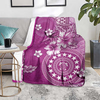 Cook Islands Blanket Fandango Hibiscus And Stars LT05 - Polynesian Pride