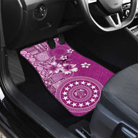Cook Islands Car Mats Fandango Hibiscus And Stars LT05 - Polynesian Pride