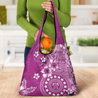 Cook Islands Grocery Bag Fandango Hibiscus And Stars